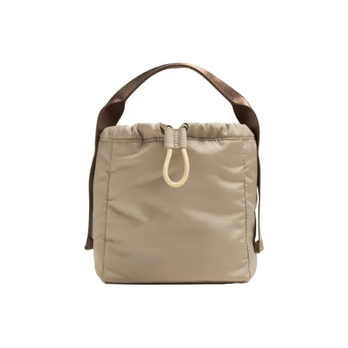 GANNI Переработанный полиэстер сумка унисекс бежевый