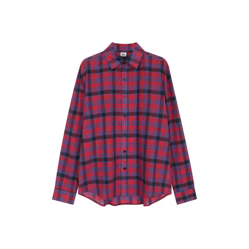 BEAR UNION Красная клетка Унисекс Рубашки