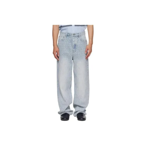 Ksubi Светло-синие Мужские Джинсы