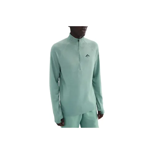 nike Dri Fit Светло-зеленый Мужской T-рубашка