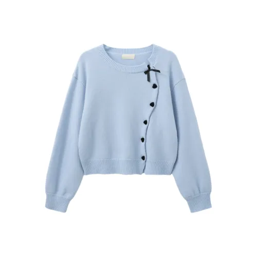 Another alley Небесно-голубой Женский Трикотаж