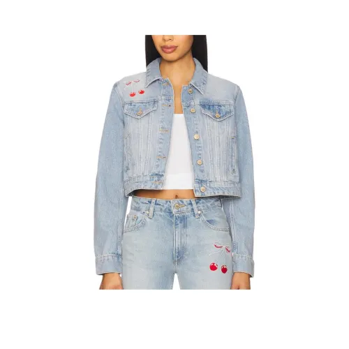 LOVESHACKFANCY Джинсовая куртка Женская