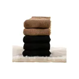 [5 пачек утолщенных 10% шерсть, носки] 3 черных, 2 верблюжих