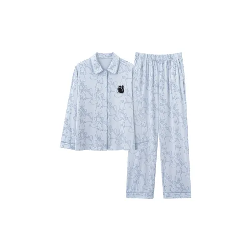 MADALLO Синий Женский Пижамный Комплект