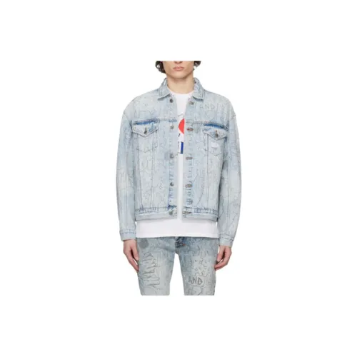 Ksubi Светло-синие мужские джинсовые куртки