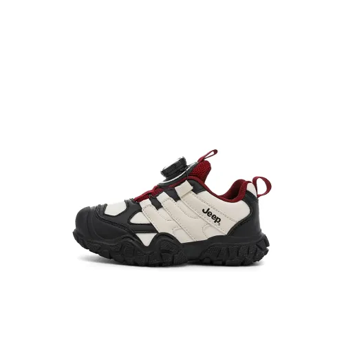 Jeep Low Top Беговые кроссовки Черный Красный Детский