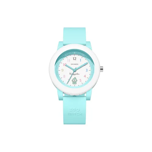 Zgo Sanrio Кварцевый механизм силиконовый ремешок часы женские белый циферблат