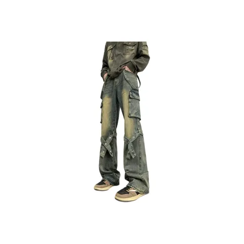 SZSX Blue Unisex Cargo Pants SZSX Синий Унисекс Карго Брюки