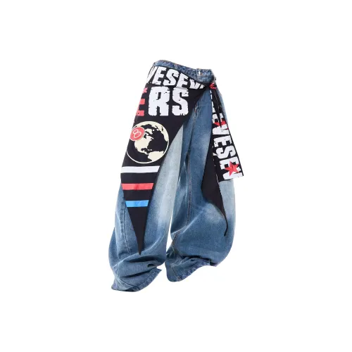 FA2LO Синий Унисекс Джинсы