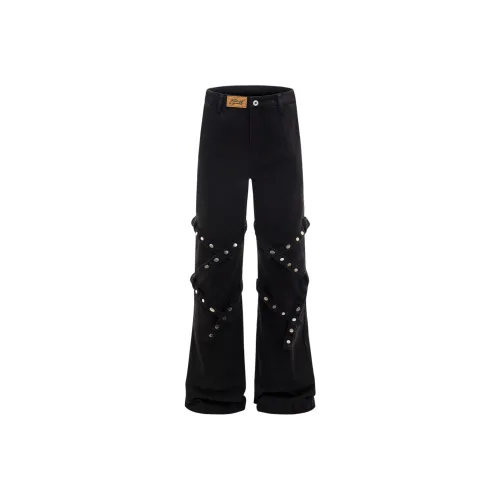 WELTER EXPERIMENT Черные Унисекс Джинсы