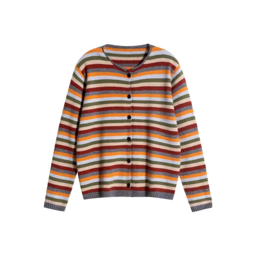 IWZI Color Block Striped Shirt Women's Knitwear