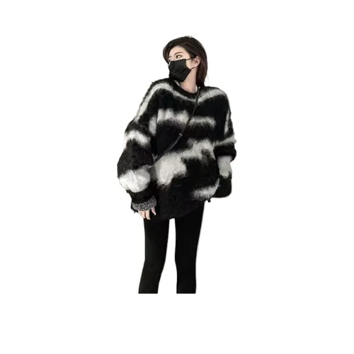 VINMUK Черный Белый Женский Трикотаж