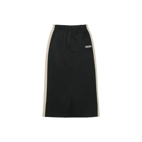 Converse Повседневная длинная юбка женская черная