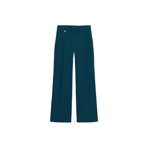 ZARA Утино-зеленый Женские Повседневные Брюки