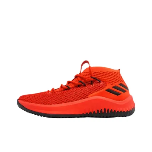 Adidas Dame 4 Винтажные баскетбольные кроссовки Унисекс Алый
