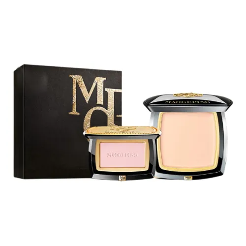 MAOGEPING Шелк Пудра Высокий Маскирующий Румяна Наборы косметики Естественный Длинный Тяжелый