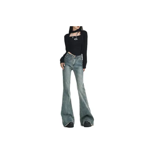 Amyway Blue Women's Jeans Amyway Синий Женские Джинсы