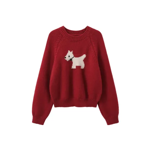 Another alley Красный Женский Трикотаж