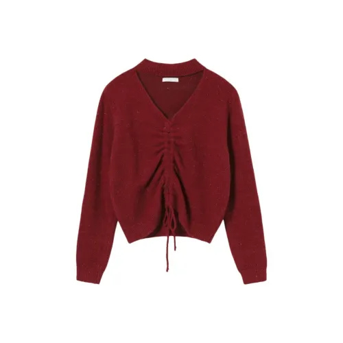 Another alley Рождественский красный Женский трикотаж