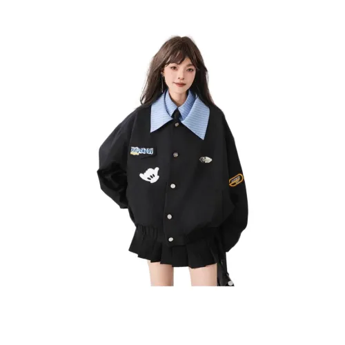 PZHK Черные Женские Куртки