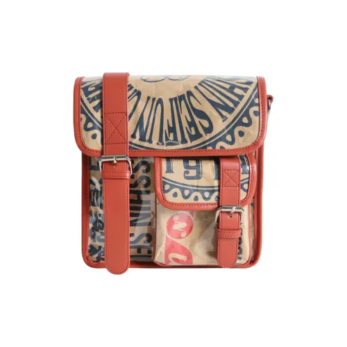 MIRRORZOO ПУ (полиуретан) Рюкзак Средний Унисекс Оранжевый Красный