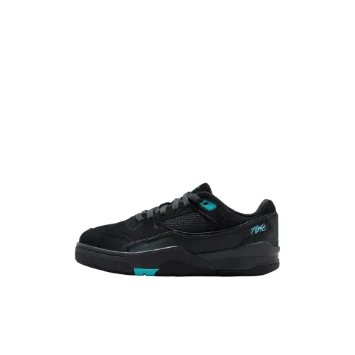 Jordan Flight Low Top Детские Баскетбольные Кроссовки Черные Унисекс
