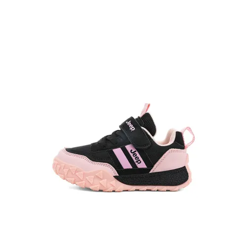 JEEP Endless Run Collection Детские беговые кроссовки Низкий топ Черный Розовый Kids