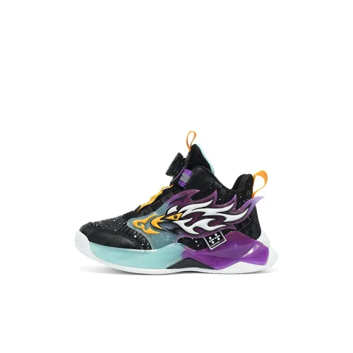 HBRK Устойчивый к истиранию Rebound MID Баскетбольные кроссовки для детей