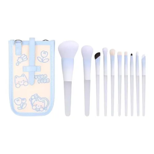 ECOHOME Набор для макияжа с тенями для век румянами и смешанными кистями полный портативный комплект для контуринга