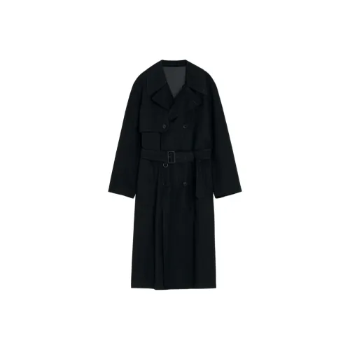 Lemaire Черный Мужской Тренч
