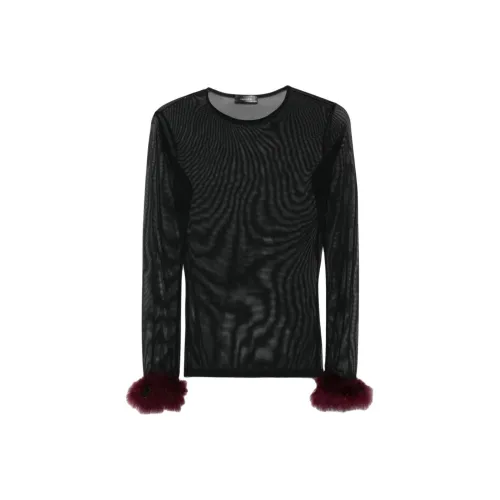 Mugler Черные Женские T-рубашки