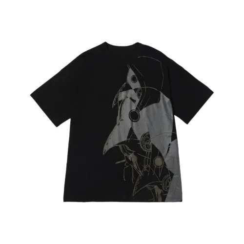 Yohji Yamamoto Человеческая бензопила Коллаборация FW25 Ground Y T-рубашка Унисекс