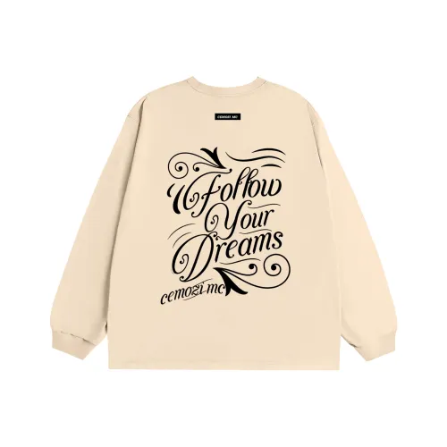 CEMOZI MC Длинный рукав Т-рубашка Унисекс