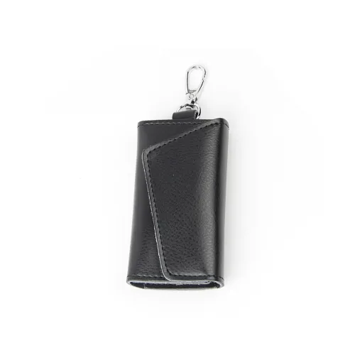 OUZIHUANG Коровья кожа Key Pouch Мини Унисекс Черный Фиолетовый Красный Карамель