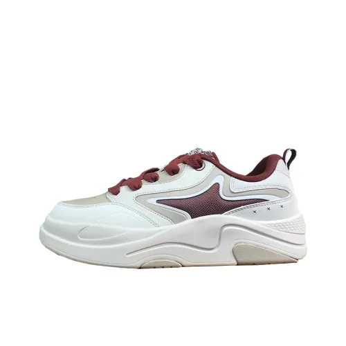 Erke Покрытие Slip-Resistant и Abrasion-Resistant Низкие Кроссовки для Скейтбординга Мужские