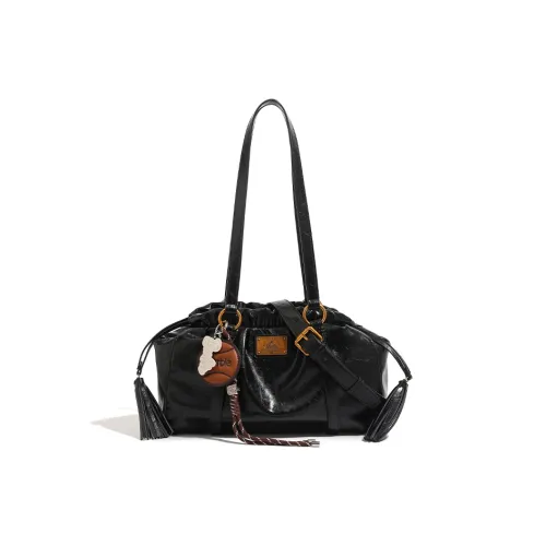 Барби ПУ (полиуретан) Сумка через плечо Стандартная Женская Черная