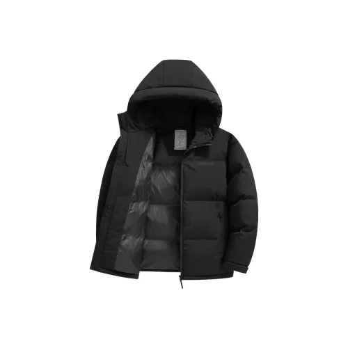 SNOW FLYING Extreme Cold Осенний пуховик свободный крой мужской черный