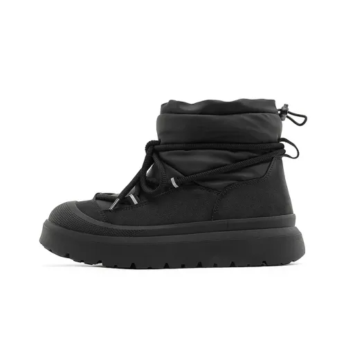 OUBT Водонепроницаемый устойчивый к истиранию увеличивающий высоту короткий сноубутсы унисекс