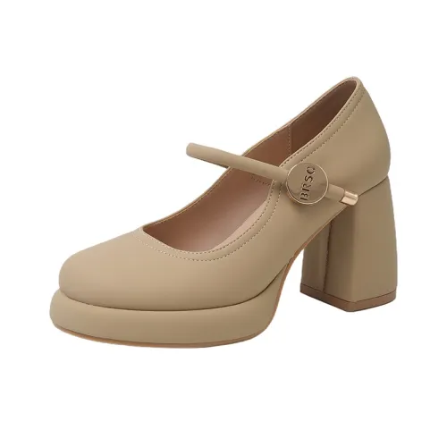 Rutai Грубый каблук Мода Женская