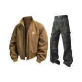 Коричневый + Камуфляж K