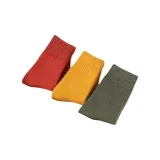 [3 упаковки] Кирпич Красный, Имбирный Желтый, Средний Серый