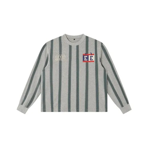 EeeeArtmonster Длинный рукав T-рубашка из трикотажа унисекс