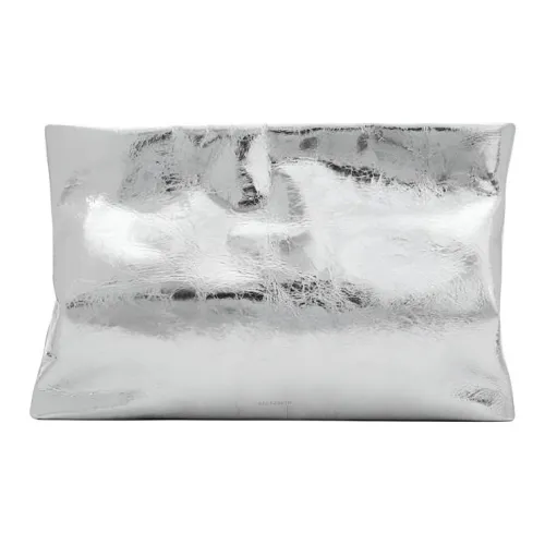 ALLSAINTS Клатч из коровьей кожи женский медно-серый