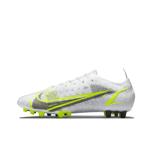 Nike Mercurial Vapor 14 AG Искусственная трава Противоскользящие футбольные бутсы Мужские Белые