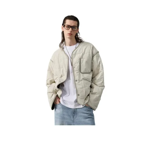 Organic Emotion Ecru Unisex Down Jackets