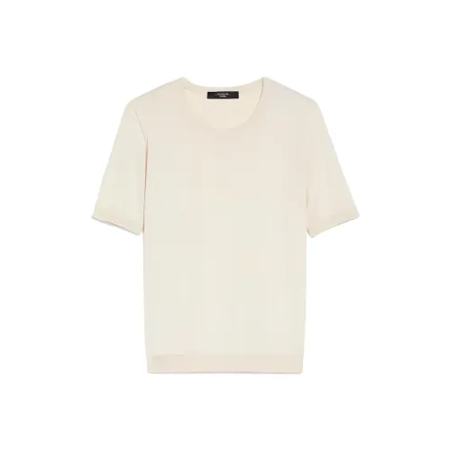 WEEKEND MaxMara T-рубашка Женская Бежевая