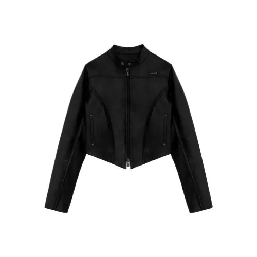 TREEMINGBIRD FW25 Байкерская куртка Куртки Пальто Женские