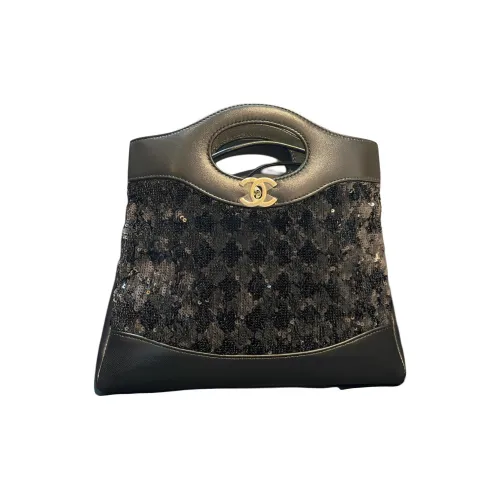 CHANEL 31Bag Блестки Сумка Мини Женская Черная