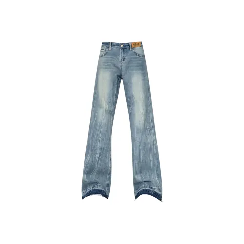 WELTER EXPERIMENT Blue Unisex Jeans
