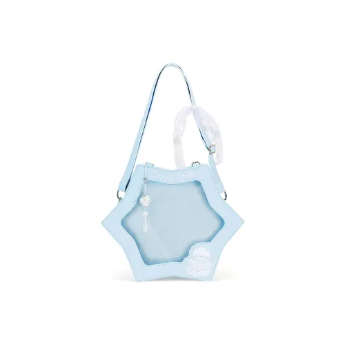 THE JUNCO ПУ (полиуретан) Коммутирование Комикс Expo Обычный Женские Светло-синий